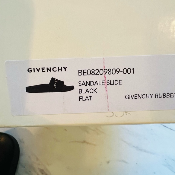 Two Pairs Givenchy Rubber Slides US Size 5 - Picture 14 of 14